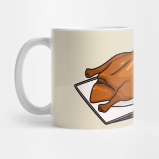 Peking duck cartoon illustration Mug